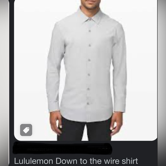 lululemon athletica Light Purple Casual Button Down Shirt - Picture 3 of 8